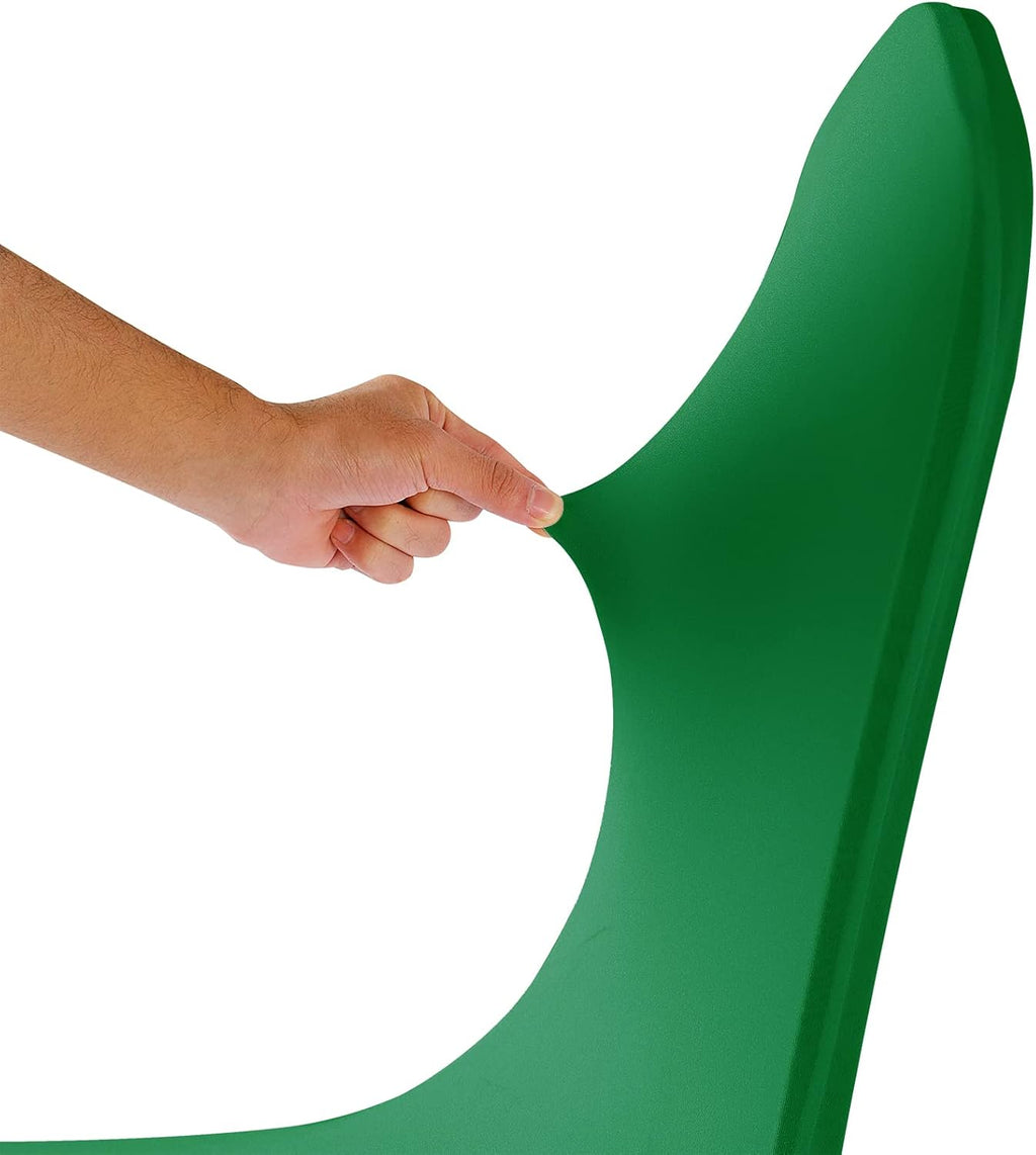 Spandex Chair Covers, 25PCS, Washable Protector for Living Room, Party, Banquet, Wedding, Hotel (Emerald)