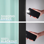 SimpleHome Aqua 100% Blackout Curtains Room Darkening Living Room 84 Inch | - Image 4