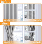 Blackout Curtains for Bedroom, 38 x 72 Inch, 2 Panels | Light Blocking - Image 4