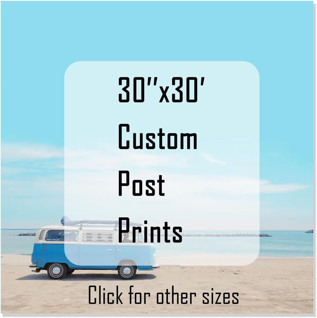 Personalized Custom 30''x30'' Canvas Prints with Your Photo/your Image Large Wallart Wall Decor for Bedroom Dining room Living room Children's room(Unframed)