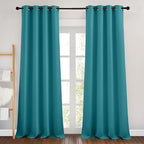 NICETOWN Peacock Teal Blackout Curtains by NICETOWN