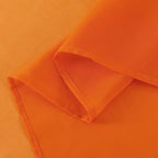 SpaceDresser Orange Sheer Curtains 4 Panels Rod Pocket Semi-Sheer Curtain 90 - Image 7