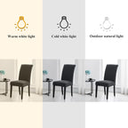 Joccun Chair Covers for Dining Room Set of 6,Dining Chair Slipcover Stretch Dining Room Chair Covers Seat Protector,Washable Parsons Chair Cover for Home,Banquet(Dark Gray,6 Pack)