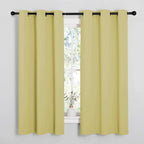 NICETOWN Paler Yellow Room Darkening Curtains by NICETOWN