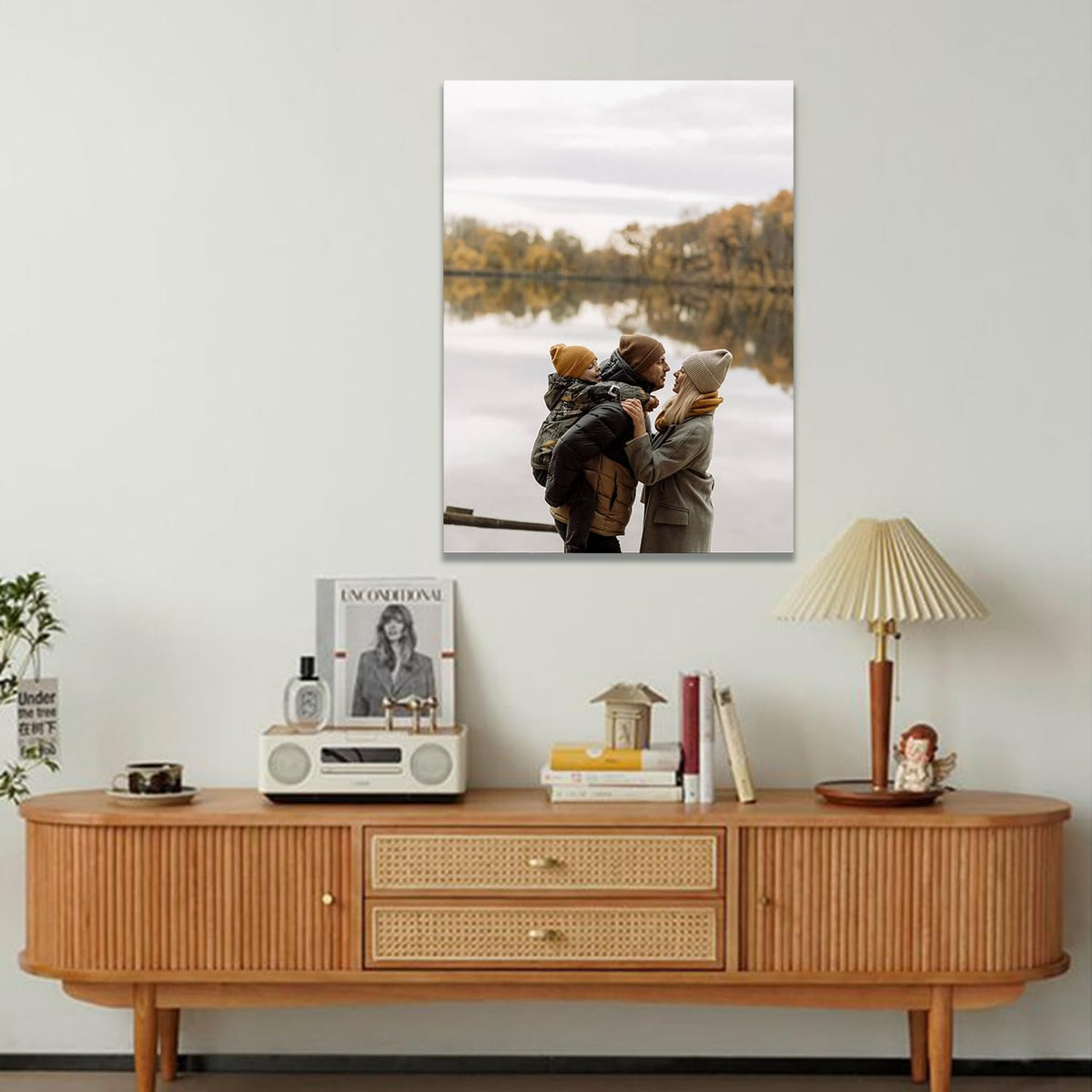 GZZFXXD Personalized Custom 30''x40'' Canvas Prints with Your Photo/your Image Large Wallart Wall Decor for Bedroom Dining room Living room Children's room(Unframed)