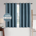 MIULEE 100% Blackout Linen Curtains by MIULEE