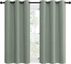 NICETOWN Sage Green Room Darkening Curtains - Image 2