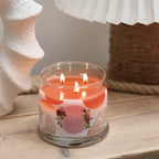 PartyLite Scented Jar Candle, Bergamot and Ginger Blossoms with Jasmine and Rose Scent, 3-Wick Aromatherapy with 25-45 Hours of Burn Time, Ideal for Home Decor, Holiday Gifting and Celebration