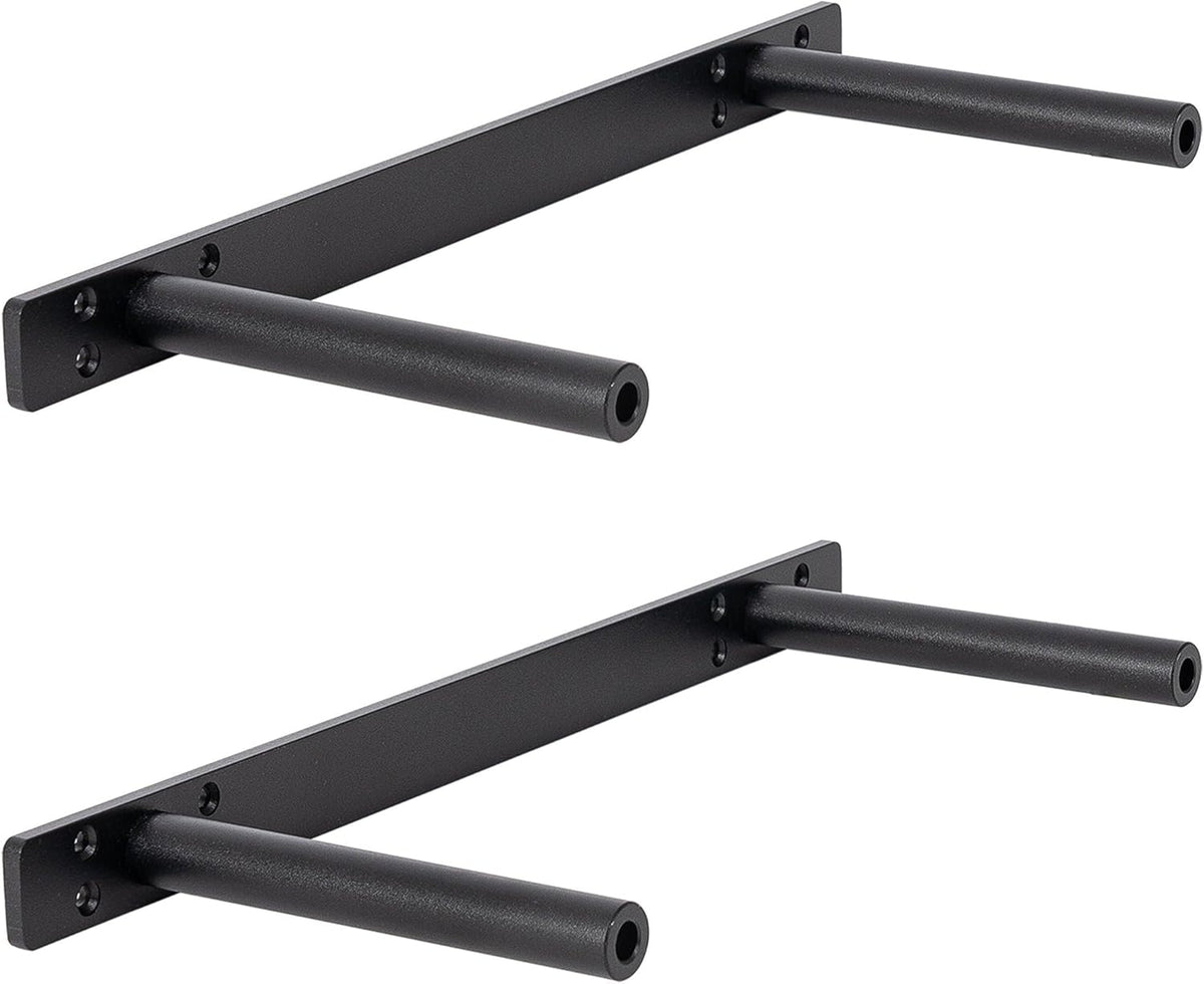 Hidden Shelf Brackets ， Floating Shelf Bracket (Additional Brackets -NO Kits) 16 Inch -2 Pcs