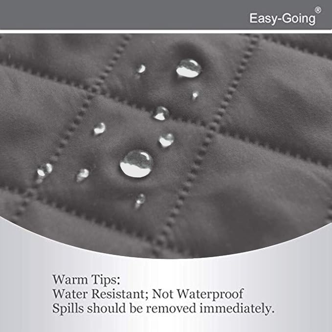 Easy-Going Reversible Couch Cover, 2 Cushion Sofa, Water Resistant Furniture Mat - Image 4