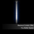Blackout Curtains 52 x 72 inch/Royal Blue Curtains Set of 2 Panels/Thermal - Image 3