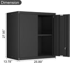 Wall Cabinet Storage,Steel Cabinet with Locking,Metal Storage Cabinet for Home Office,Kitchen