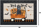 Briarwood Lane Trick Or Treat Wagon Halloween Doormat