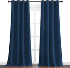 NICETOWN Moroccan Blue Blackout Curtains 90" Long - Image 2