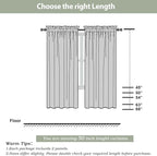 Sheer Curtains, Ivory Sheer Curtains 50 Inch Length 2 Panels Set, Rod Pocket - Image 2