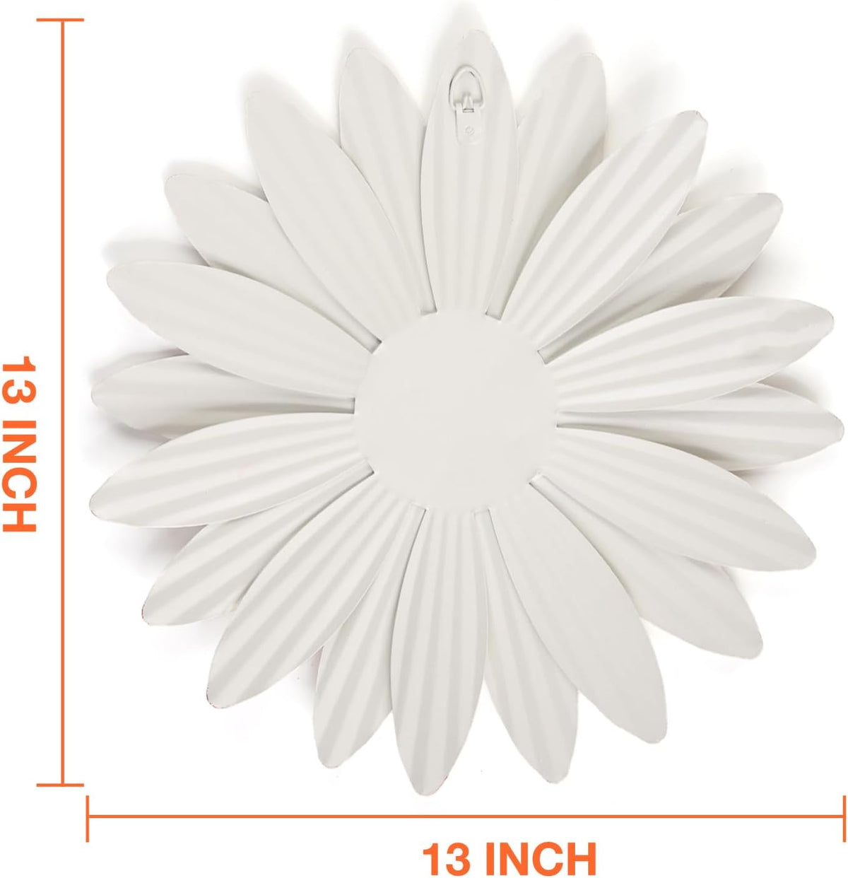 Metal Flowers Outdoor Decor 13" Metal Sunflower Wall Art Decorations Sunflower Wall Decor for Kitchen Living Room Porch Garden Yard