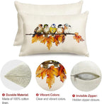 RABUSOFA Fall Pillow Covers 12x20 Inch Bird Autumn Decorations - Image 6