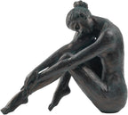 Guichifun Yoga Dancer Statue Home Decoration - Resin Bronze Sculpture Modern Creative Home Garden Statue Handicrafts Art Ware Home Décor Office Room or Outdoor Garden Gifts 10.25 x 4.25 x 8.75 Inch