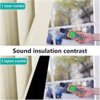 NICETOWN Thermal Insulated 100% Blackout Curtains, Noise Reducing Performance - Image 4