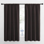 NICETOWN Kitchen Curtains, Short Blackout Curtains & Drapes, Toffee Brown by NICETOWN