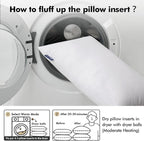MIULEE 22x22 Pillow Inserts Set of 2, Throw Pillows - Image 7
