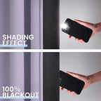 SimpleHome Lilac 100% Blackout Curtains Room Darkening Living Room 72 Inch | - Image 4