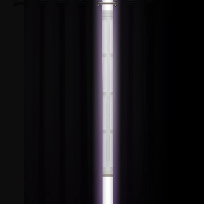 Lavender Blackout Curtains 52 x 63 Inch Length/Set of 2 Curtain Panels/Thermal - Image 3