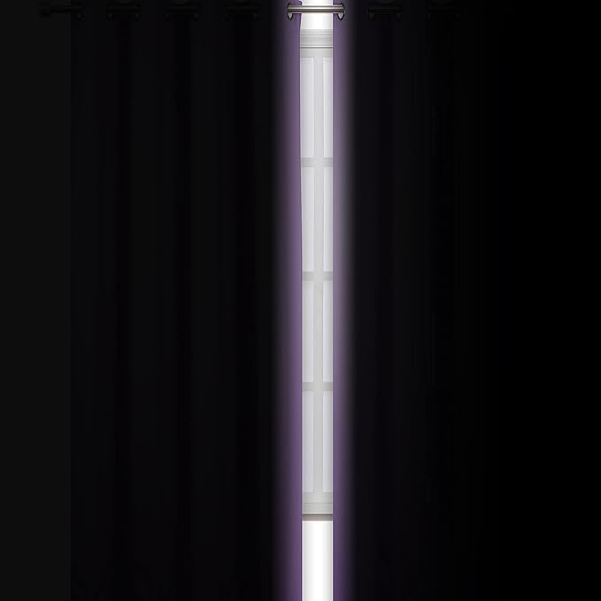 Lavender Blackout Curtains 42 x 63 Inch Length/Set of 2 Curtain Panels/Thermal - Image 3