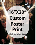Canvas Prints With Your Photos, Custom Poster On Canvas (Unframed 16x20) Transform Your Photos Into Stunning Framed Wall Art Digitally Printed Photo To Canvas Ideal For Home Decor Gifts Keepsakes