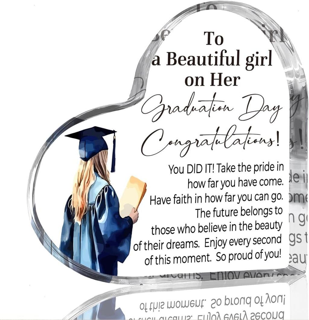 Graduation Gift 2025 Graduation Gifts Cool Graduation Gifts Gifts College Graduation Gifts Graduation Gifts For Her High School Graduation Gifts Personalized Graduation Gifts Acrylic Heart for Her