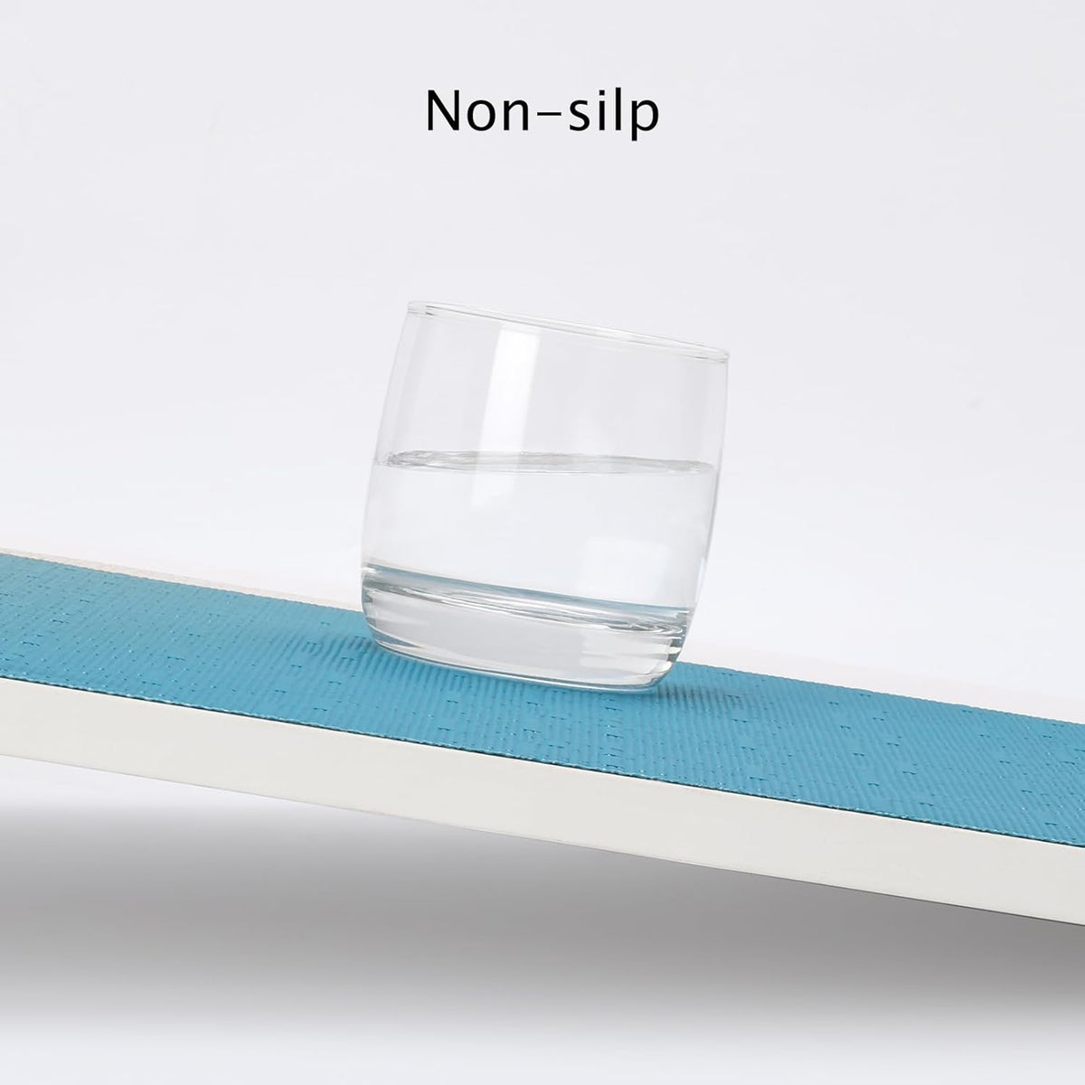 Myir JUN Placemats Set of 6, Vinyl Woven Placemats Place Mats Indoor Washable Table Mats Non-Slip Place mats for Dining Table (Blue, Set of 6)