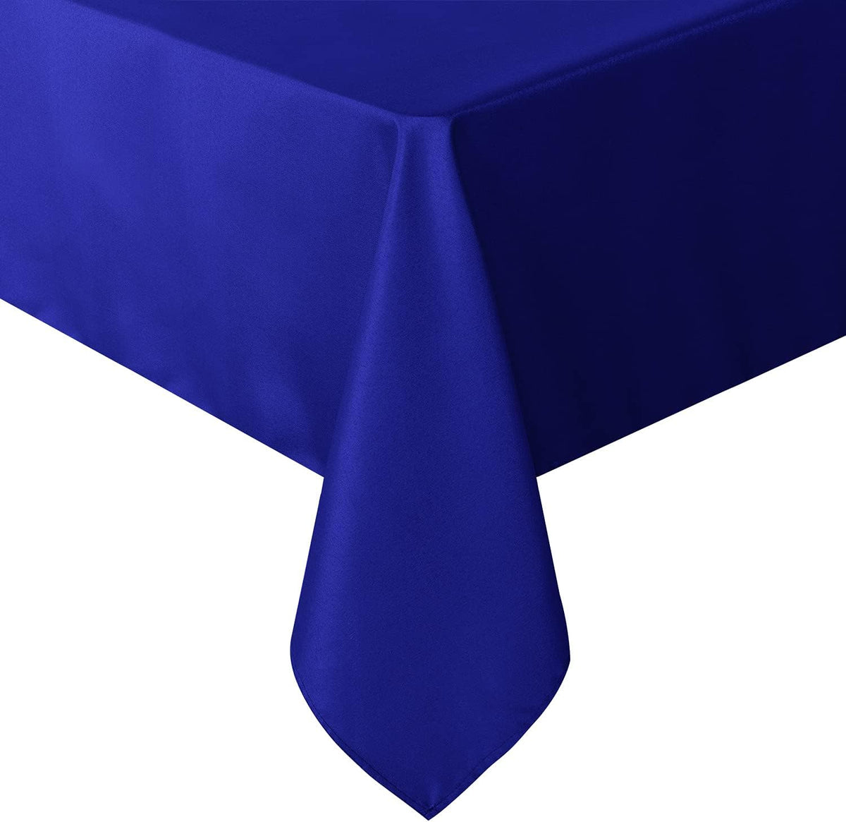 sancua Rectangle Tablecloth - 54 x 120 Inch - Stain and Wrinkle Resistant Washable Polyester Table Cloth, Decorative Fabric Table Cover for Dining Tables, Buffet Parties and Camping, Blue