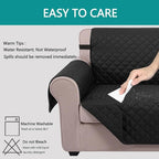 U-NICE HOME 4 Seater Sofa Cover 91''Large Couch Cover, Pet Friendly, Elastic - Image 5