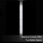 Blackout Curtains 66 x 84 inch/Black Curtains Set of 2 Panels/Thermal Insulated - Image 3