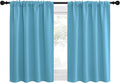 NICETOWN RV Blackout Curtains for Camper Windows, Teal Blue, Kitchen Curtains by NICETOWN
