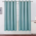 Stone Blue Thermal Blackout Curtains/52 x 72 Inch/Set of 2 Panels Room by Lemomo