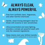 Molly's Suds Original Laundry Detergent Powder | Clean Laundry Detergent Powder for Sensitive Skin | Simple, Effective Ingredients, Stain Fighting | 120 Load (Peppermint)