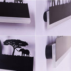 LED Wall Sconce Lamp Indoor Wall Mounted Light Up and Down Rustic Wall Light Animal Wall Lamp for Farmhouse Living Room Bedroom Cabinet Porch, 12W (Elephant)