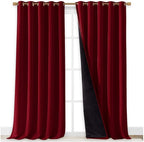 NICETOWN Truly Blackout Drapes for Living Room, Heavy-Duty Full Light Shading - Image 2
