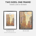 Homeforia A4 Picture Frame Black, High End Metal 8.3 x 11.7 Frames for Wall, A4 Photo Frame with Mat for A5 inch Print, 8.25 by 11.75 Black Poster Frames, 8.3x11.7 Frame with Glass, Wall Kit, Set of 1