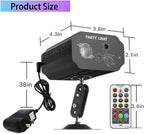 Party Lights Dj Disco Strobe Stage Lights Sound Activated Laser Llights Projector with Remote Control for Parties Bar Birthday Wedding Holiday Event Live Show Xmas Decorations