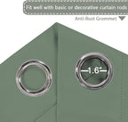 H.VERSAILTEX Blackout Patio Curtains 100 x 108 Inches - Image 3