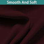 Yakamok Burgundy Red Blackout Patio Door Curtain Panels W100 x L96, 1 Panel | - Image 7