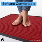 GORILLA GRIP Waterproof Traffic Guard Door Mat, 2 Pack, Indoor Outdoor Durable - Image 8