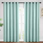 Yakamok Room Darkening Curtains 62x96 inch Length Aqua-Living Room | 2 panels by Yakamok