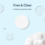BLUELAND Laundry Detergent Tablets, 60 Count, Plastic-Free Eco-Friendly Pods, Sheets, Liquid Alternative - Fragrance Free and Clear, Natural, Gentle