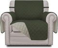 Easy-Going Reversible Couch Cover, Small Chair, Army Green/Beige | Machine by Easy-Going