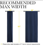NICETOWN Bedroom Curtains Blackout Draperies, Home Decorations Thermal - Image 7