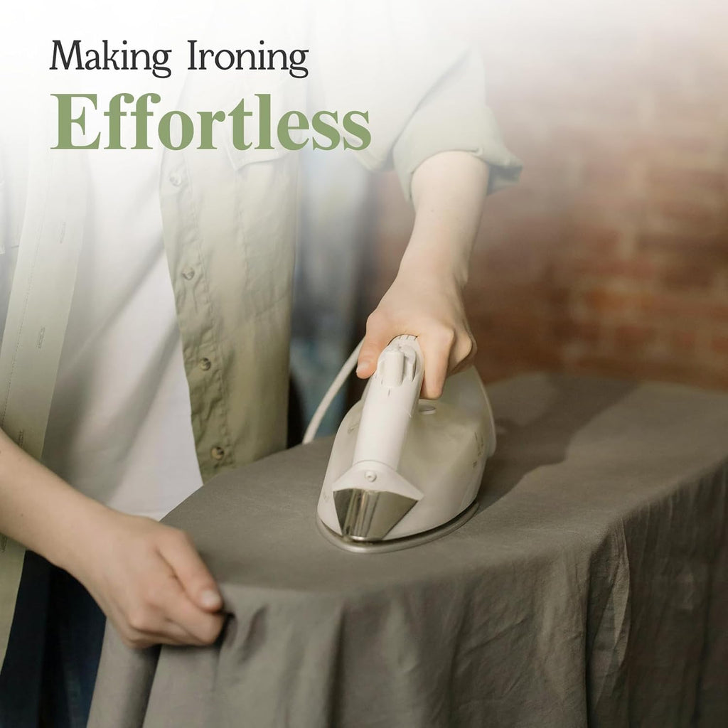 Ironing Board 48x15, Wide Heavy Duty Full Size Iron Board with Retractable Iron Rest, BlissBoard Sturdy Frame with Ultra Thick Padding, Heat-Resistant Cover, Height-Adjustable