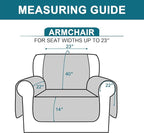 Turquoize 100% Waterproof Sofa Covers Chair Cover Slipcover Couch Protector - Image 5